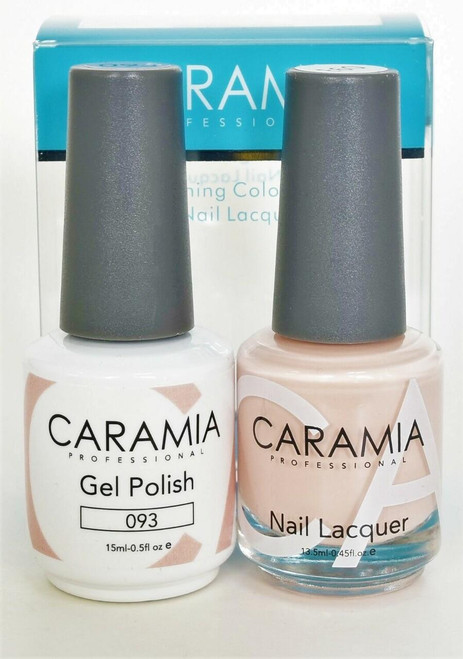 Caramia #093 -Gel and matching lacquer set