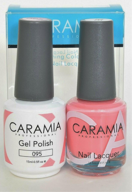 Caramia #095 -Gel and matching lacquer set