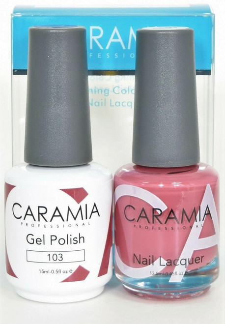 Caramia #103 -Gel and Matching Lacquer Set