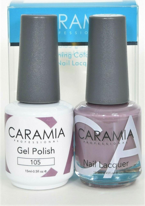 Caramia #105 -Gel and Matching Lacquer Set