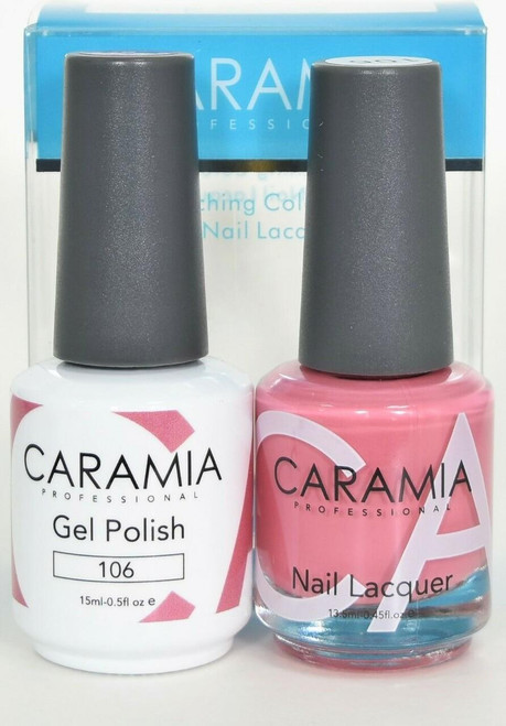 Caramia #106 -Gel and matching lacquer set