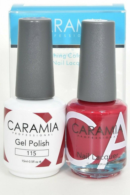 Caramia #115  -Gel and matching lacquer set