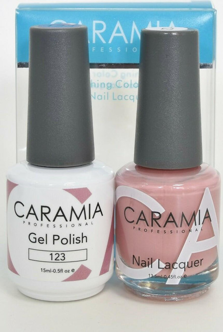 Caramia #123 -Gel and Matching Lacquer Set