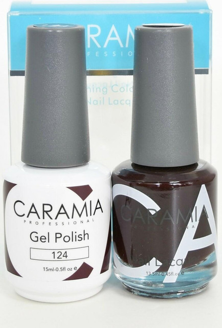 Caramia #124 -Gel and Matching Lacquer Set