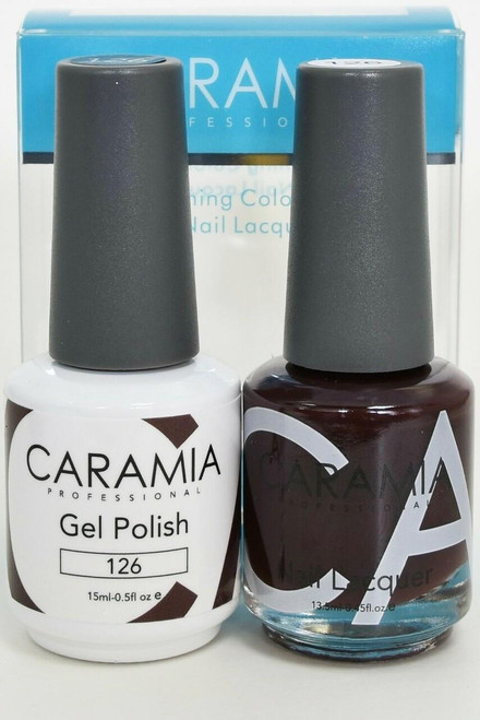 Caramia #126 -Gel and matching lacquer set