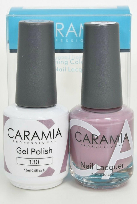 Caramia #130 -Gel and matching lacquer set