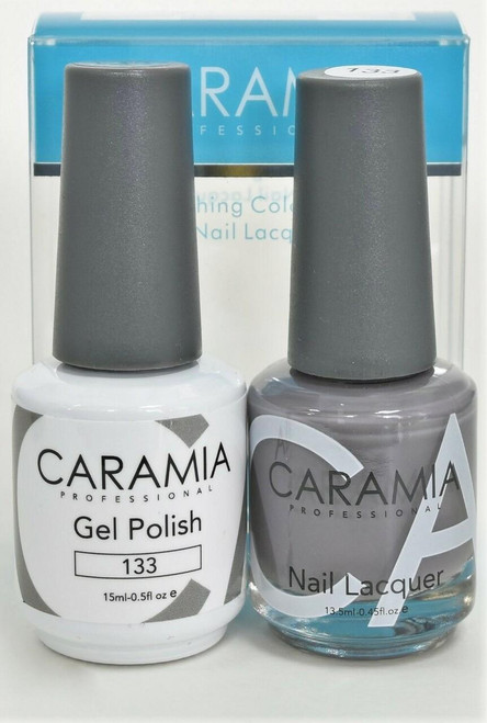 Caramia #133 -Gel and matching lacquer set