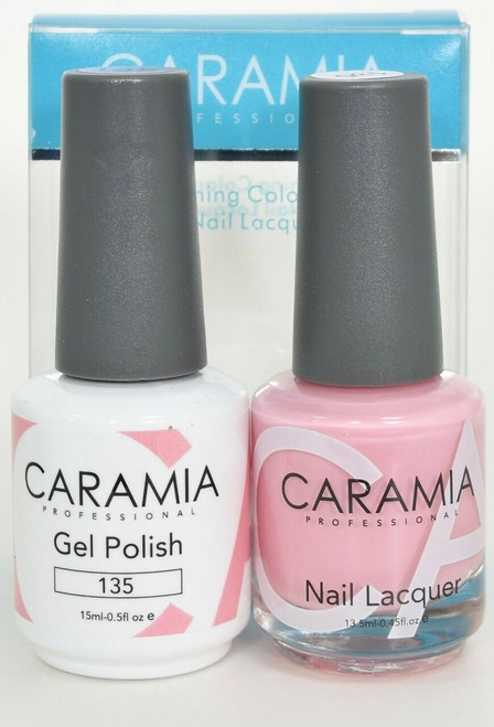 Caramia #135 -Gel and matching lacquer set