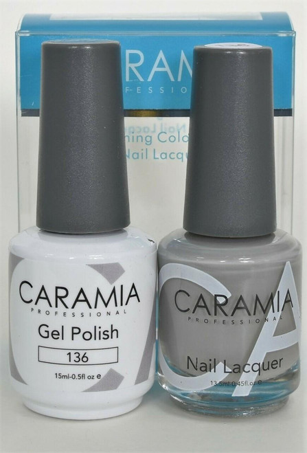 Caramia #136 -Gel and Matching Lacquer Set