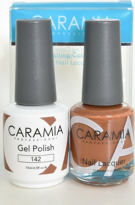 Caramia #142 -Gel and matching lacquer set