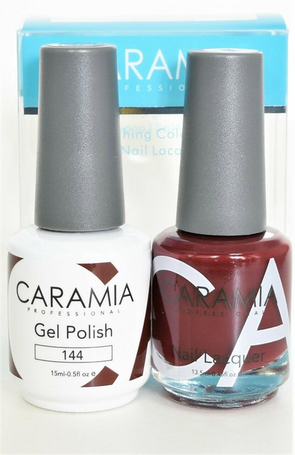 Caramia #144 -Gel and matching lacquer set