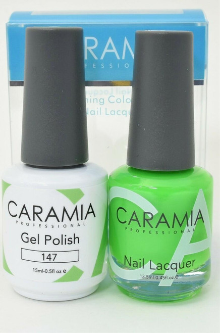 Caramia #147 -Gel and matching lacquer set