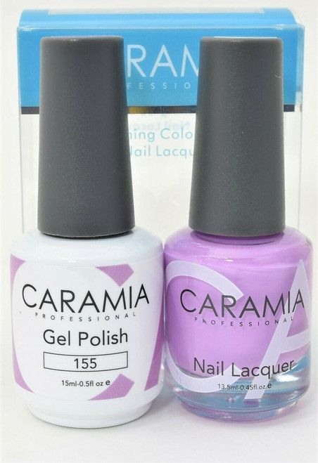 Caramia #155 -Gel and matching lacquer set