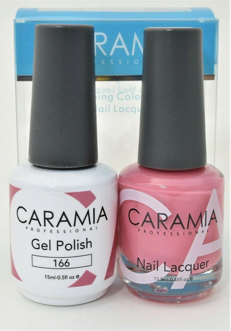 Caramia #166 -Gel and matching lacquer set