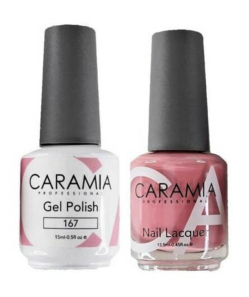 Caramia #167 -Gel and matching lacquer set