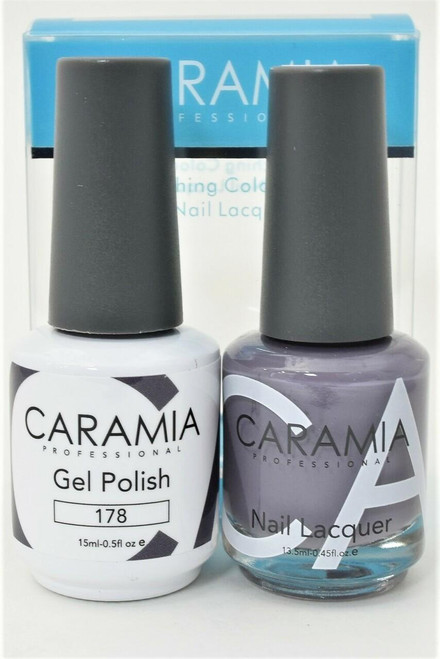 Caramia #178 -Gel and Matching Lacquer Set