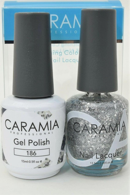 Caramia #186 -Gel and matching lacquer set