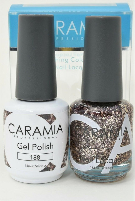 Caramia #188 -Gel and matching lacquer set