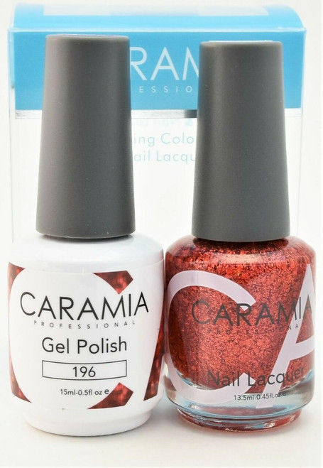 Caramia #196 -Gel and matching lacquer set
