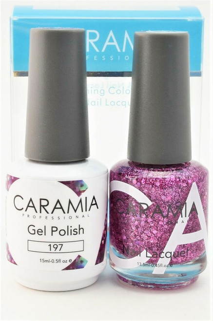 Caramia #197 -Gel and matching lacquer set