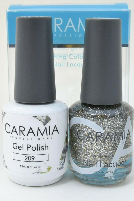 Caramia #209 -Gel and matching lacquer set