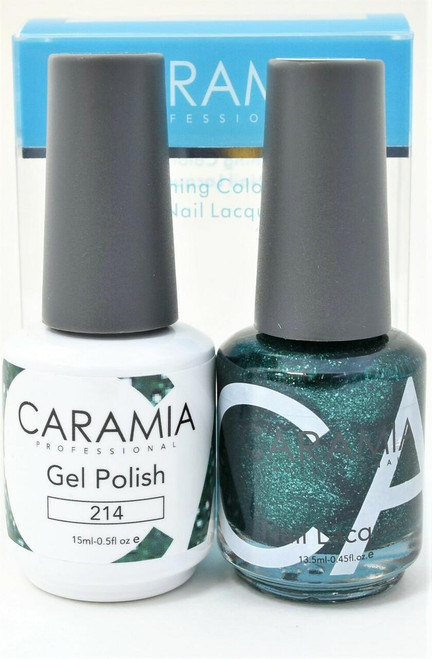 Caramia #214 -Gel and matching lacquer set