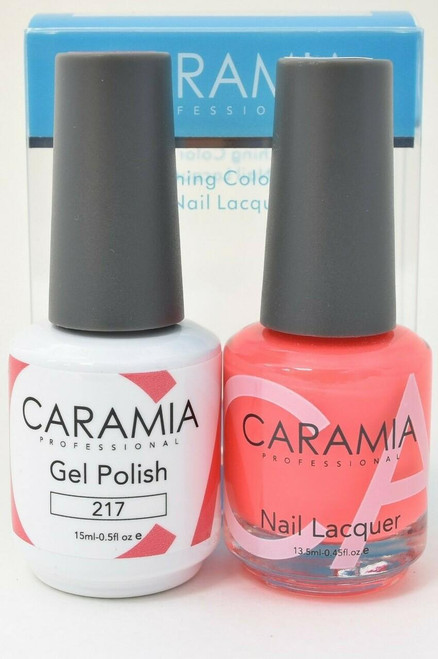 Caramia #217 -Gel and matching lacquer set