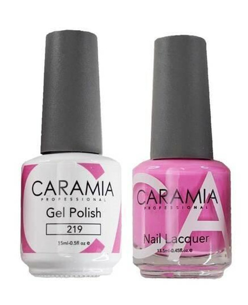 Caramia #219 -Gel and matching lacquer set