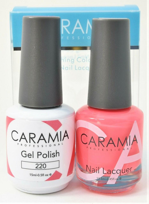 Caramia #220 -Gel and matching lacquer set