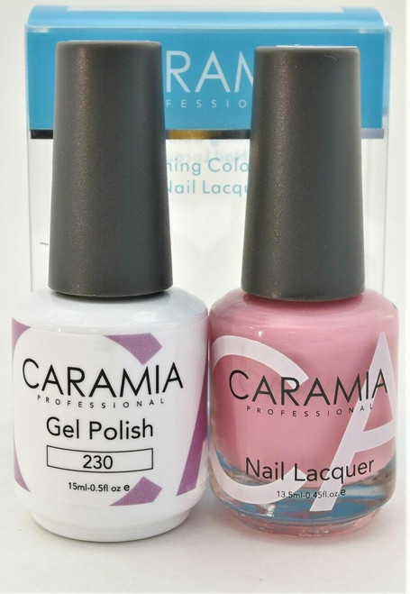 Caramia #230 -Gel and matching lacquer set