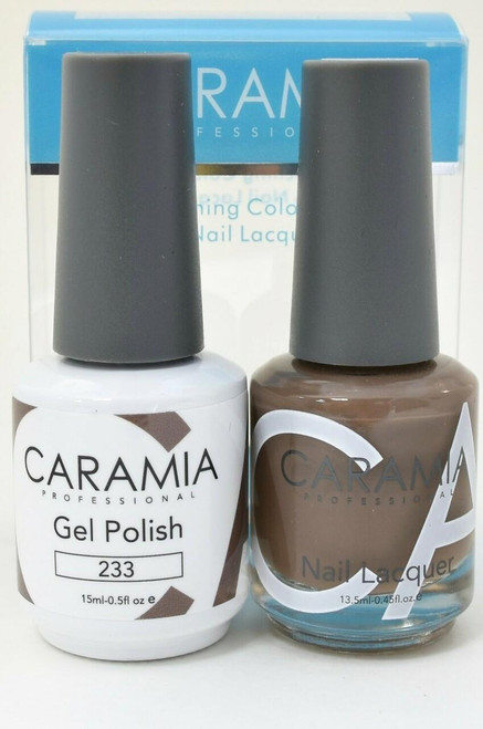 Caramia #233 -Gel and matching lacquer set