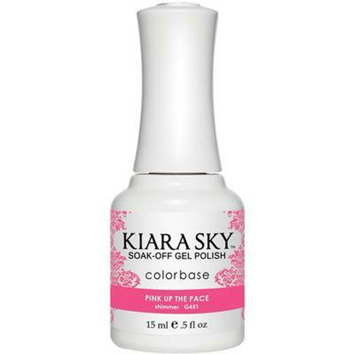 Kiara Sky Gel Polish- G451 PINK UP THE PACE