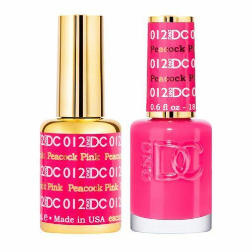 DC Duo #012 Peacock Pink- Gel Polish & Matching Lacquer