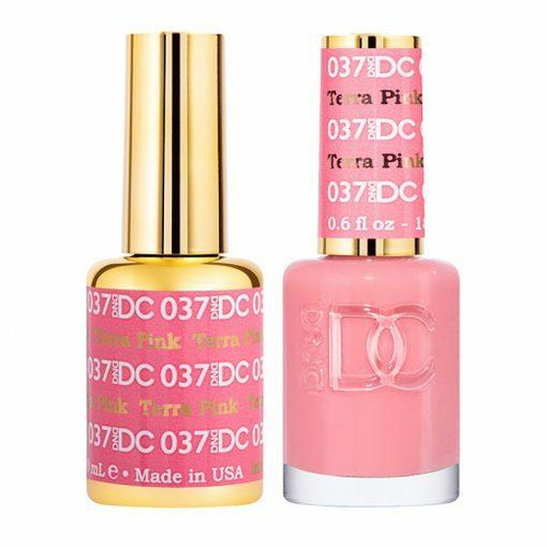 DC Duo #037 Terr Pink- Gel Polish & Matching Lacquer