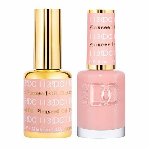 DC Duo #113 Flaxseed Oil- Gel Polish & Matching Lacquer