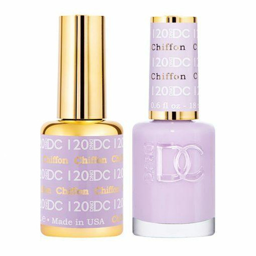 DC Duo #120 Chiffon- Gel Polish & Matching Lacquer