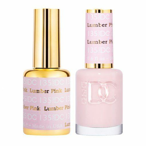 DC Duo #135 Lumber Pink- Gel Polish & Matching Lacquer