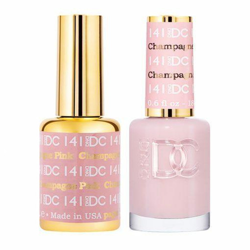 DC Duo #141 Pink Champagne- Gel Polish & Matching Lacquer