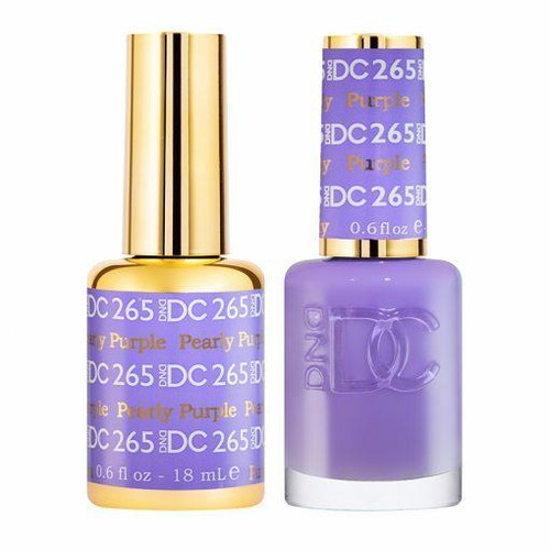 DC Duo #265 Pearly Purple- Gel Polish & Matching Lacquer