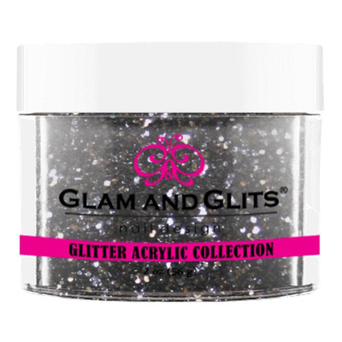 Glam & Glits Glitter Acrylic- 34 Gunmetal