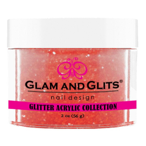 Glam & Glits Glitter Acrylic- 38 Electric Orange