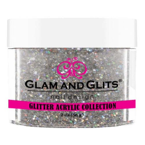 Glam & Glits Glitter Acrylic- 39 Silver Hologram