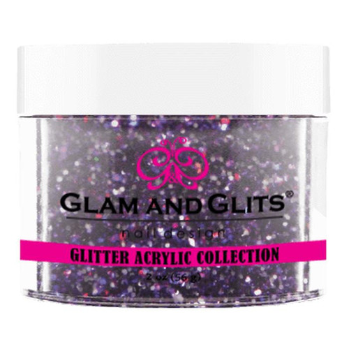 Glam & Glits Glitter Acrylic- 42 Black Berry