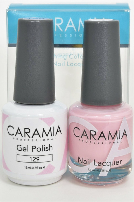 Caramia #129 -Gel and matching lacquer set