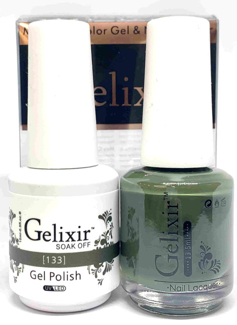 Gelixir Gel Polish & Matching Lacquer- #133