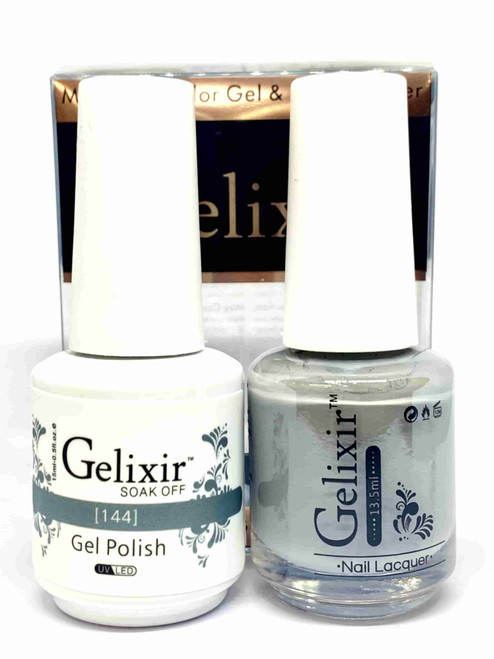 Gelixir Gel Polish & Matching Lacquer- #144