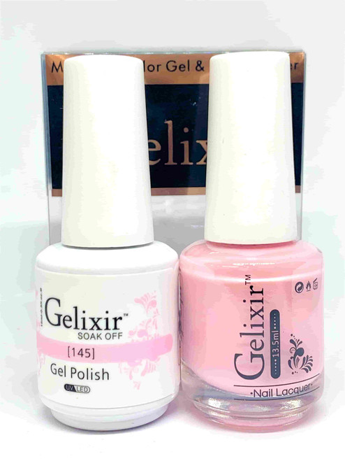 Gelixir Gel Polish & Matching Lacquer- #145