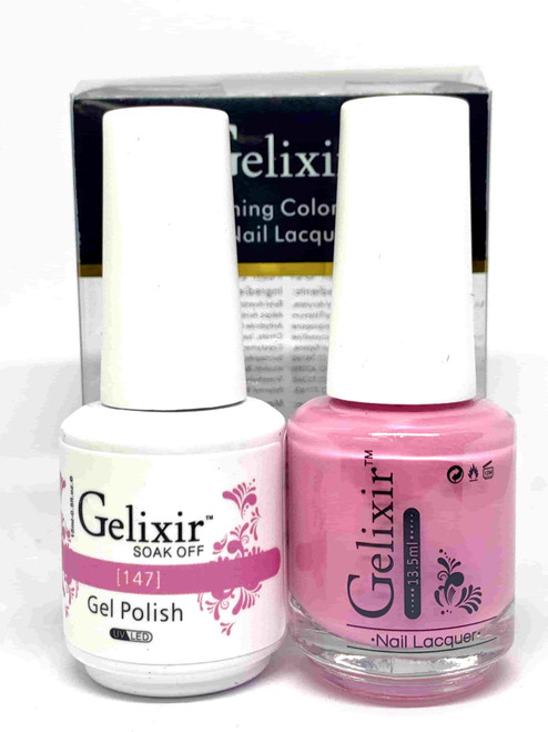 Gelixir Gel Polish & Matching Lacquer- #147