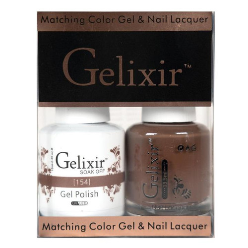 Gelixir Gel Polish & Matching Lacquer- #154