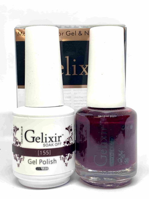 Gelixir Gel Polish & Matching Lacquer- #155